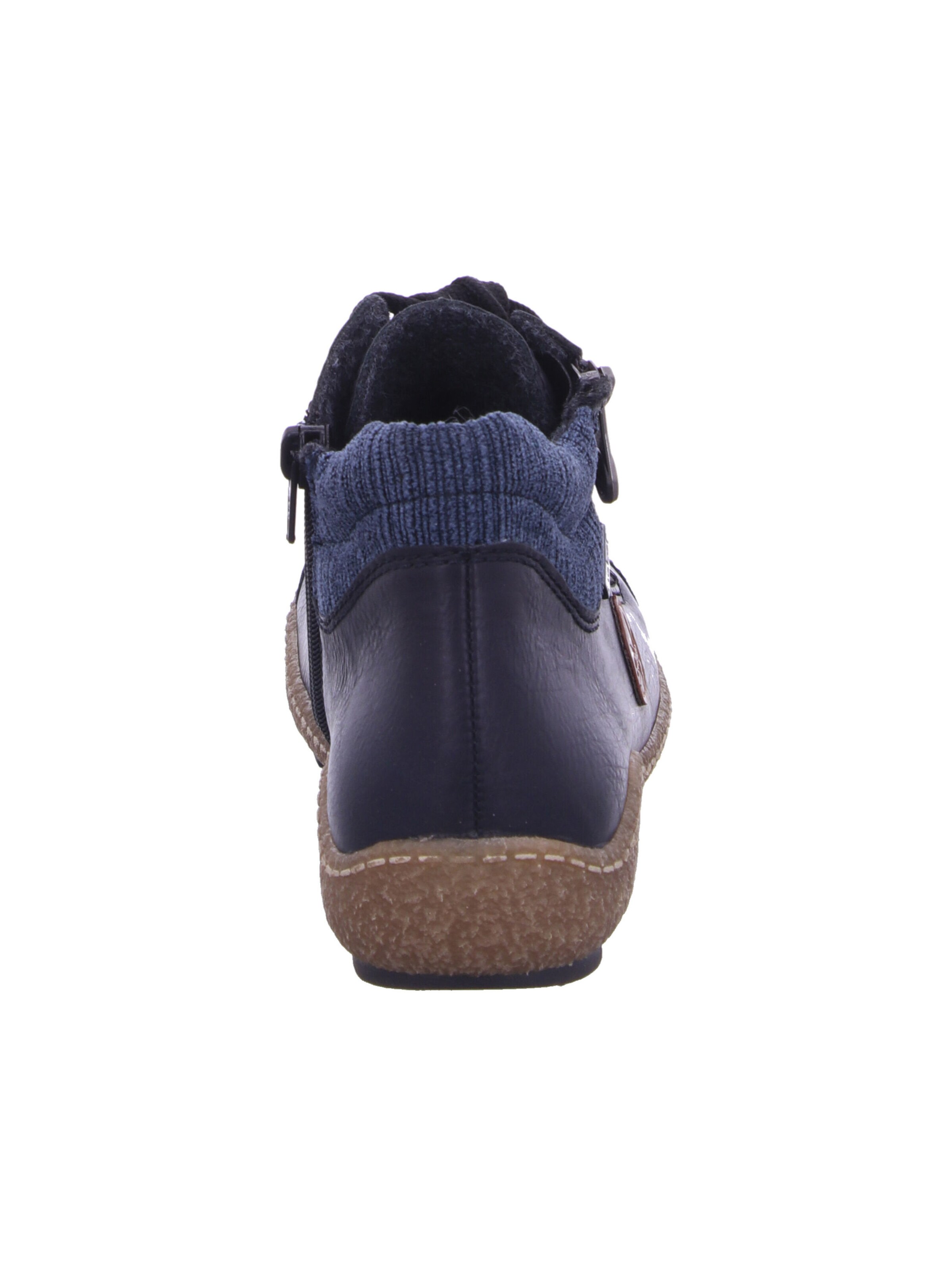 Rieker Lace-Up Ankle Boots in Blue