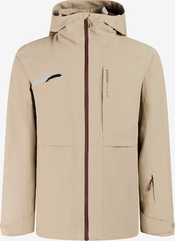 PROTEST Sportjacke 'PRTBennie' in Beige: Vorderseite