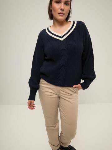 Ulla Popken Pullover in Blau