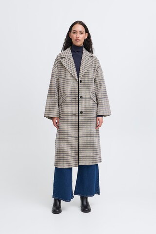 ICHI Between-Seasons Coat 'IHEMMALU JA3' in Beige