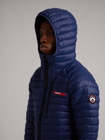 Veste outdoor ' SATEL1TE Kapuzen-Daunenjacke 2.0 ' JACK1T en bleu
