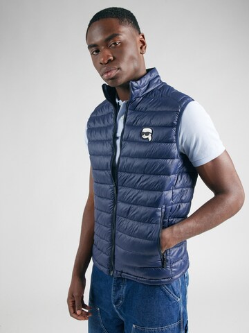 Karl Lagerfeld - Chaleco en azul: frente
