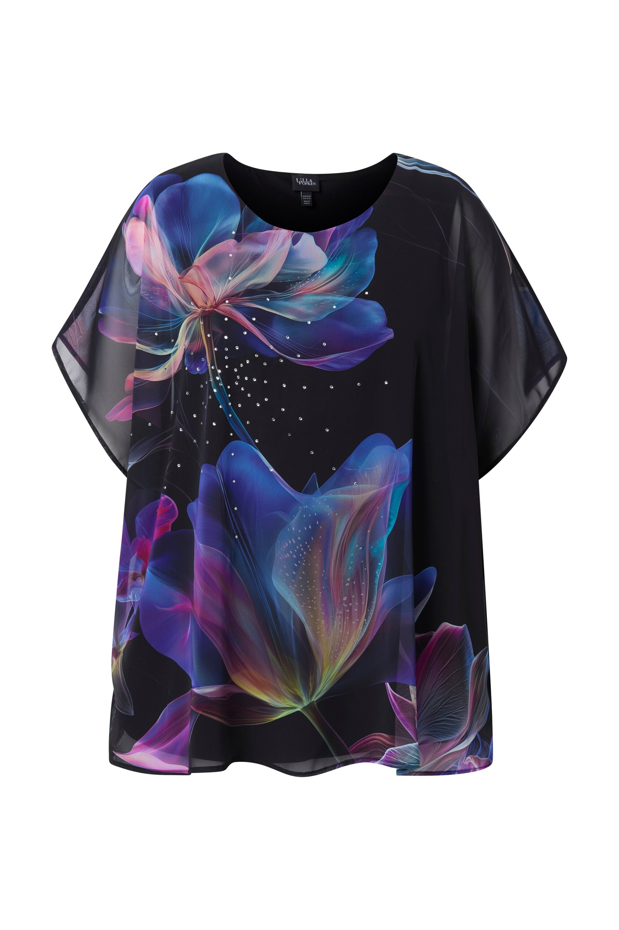 Ulla Popken Bluse in Mischfarben: Vorderseite