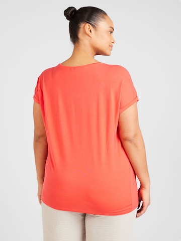 Vero Moda Curve T-shirt 'Aya' i röd