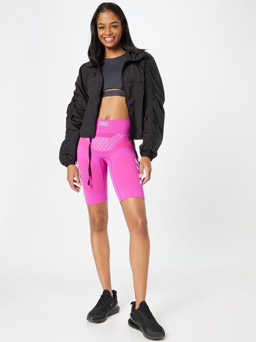 X-BIONIC - Skinny Pantalón deportivo en lila