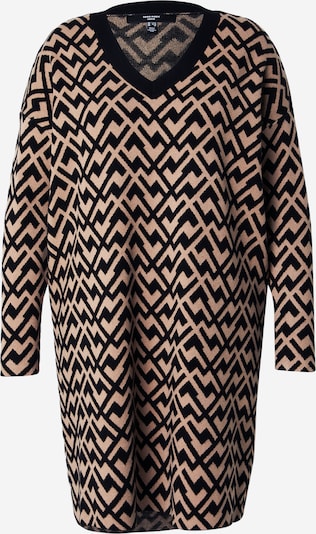 Vero Moda Curve Pletena haljina 'VMCARIA' u bež / crna, Pregled proizvoda