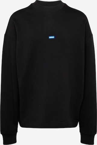 HUGO Sweatshirt 'Nedro' i svart: framsida