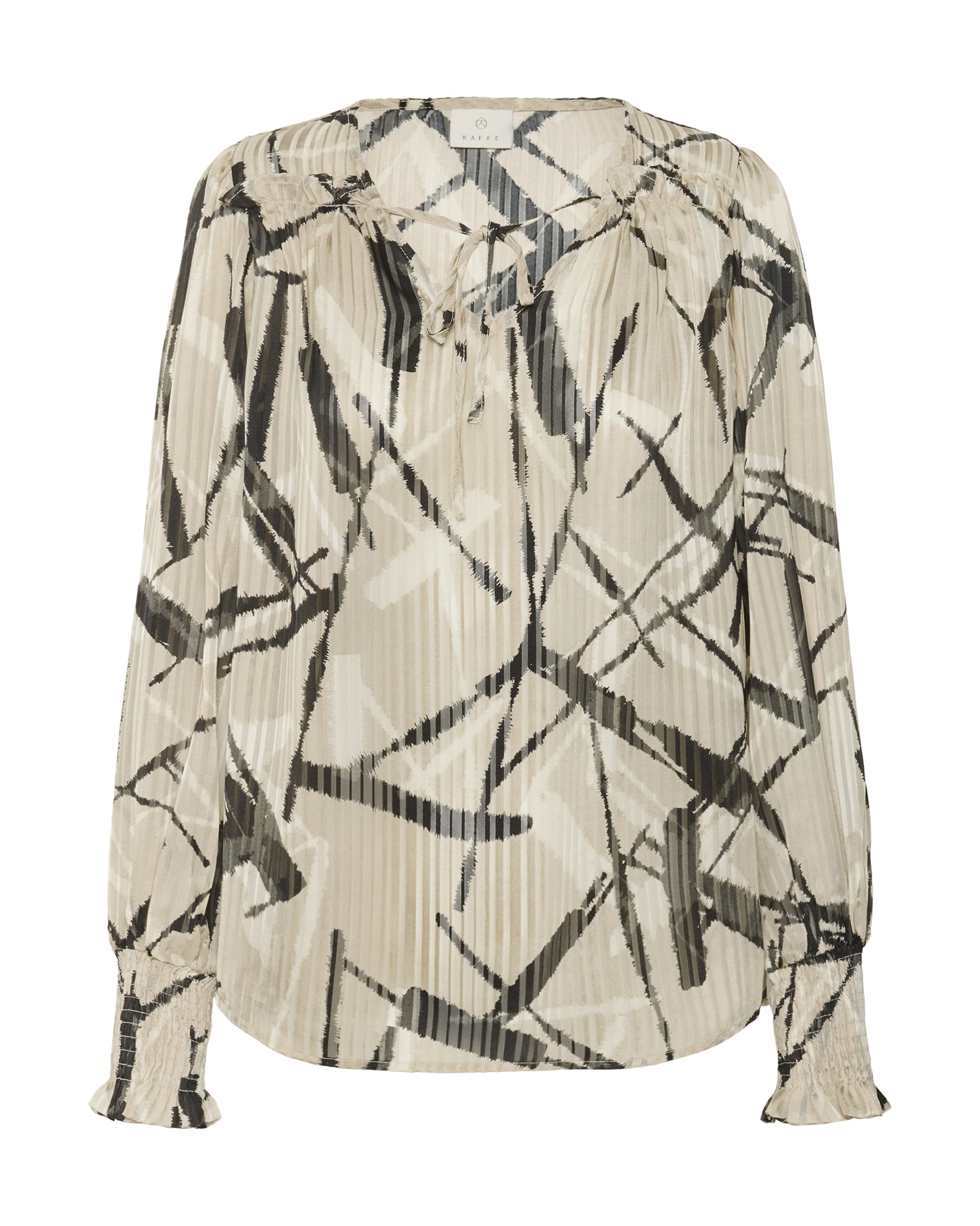 Kaffe Bluse 'KAArchy' in Beige: Vorderseite