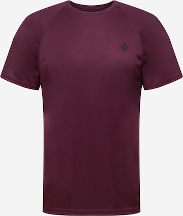 Superdry Functioneel shirt in Rood: voorkant