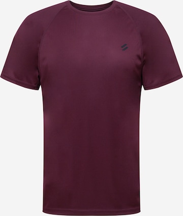 Superdry Performance Shirt in Red: front