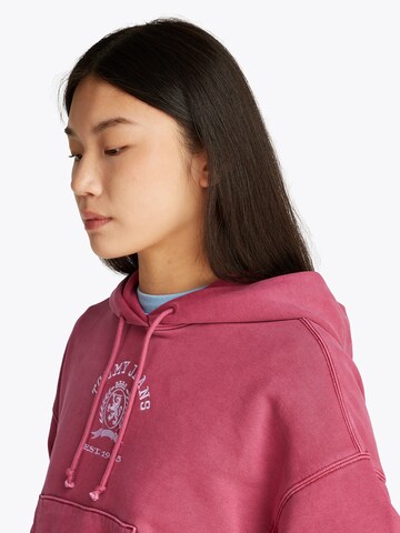 Tommy Jeans Μπλούζα φούτερ σε κόκκινο