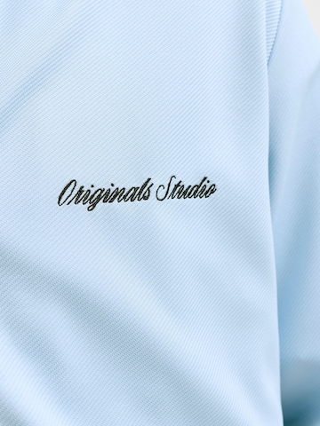 JACK & JONES - Sudadera con cremallera en azul