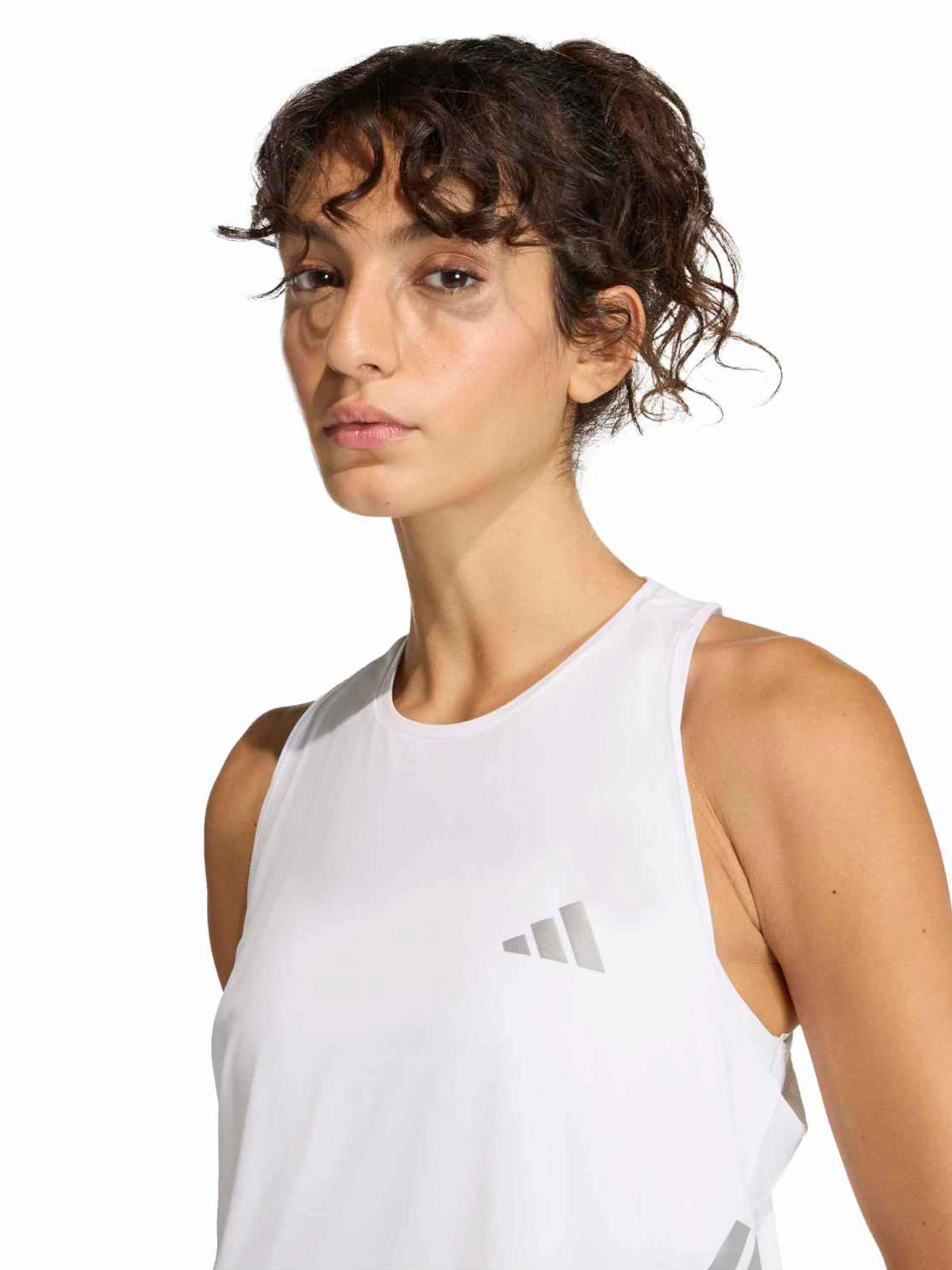 ADIDAS PERFORMANCE Top sportowy 'Iconic' w kolorze biały