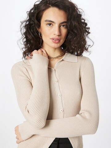 Misspap Cardigan i beige