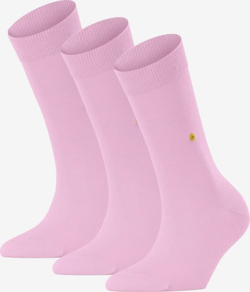 Chaussettes BURLINGTON en rose : devant