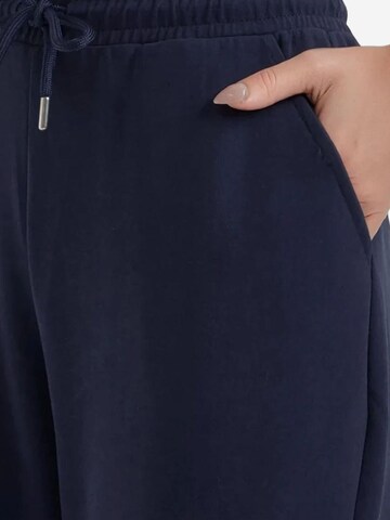 Hiccup Wide leg Workout Pants 'Jogginghose' in Blue