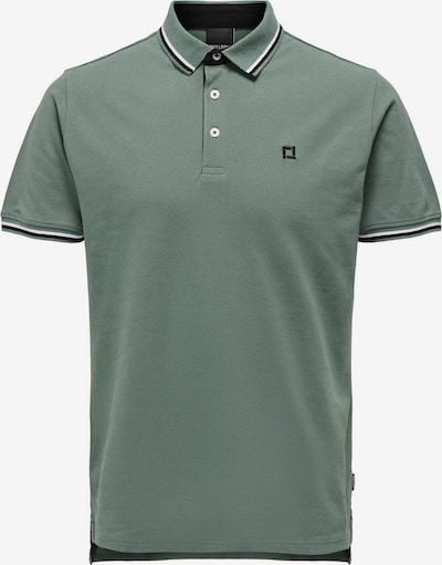 Only & Sons Majica 'ONSFletcher' u žad / crna / bijela, Pregled proizvoda