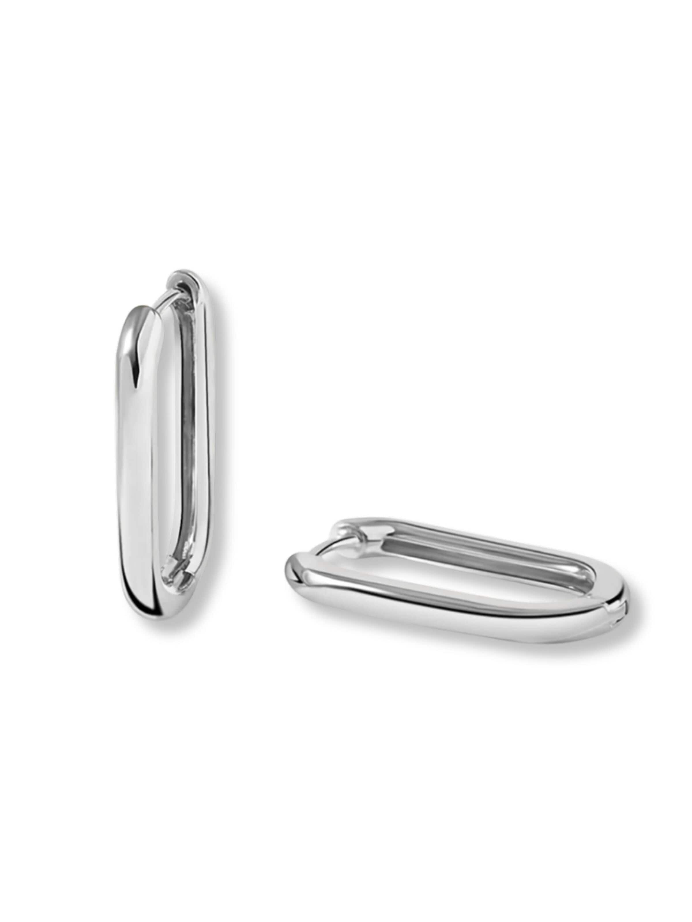 ANNIS WIESBADEN EST. 2021 Earrings 'Luna' in Silver: front