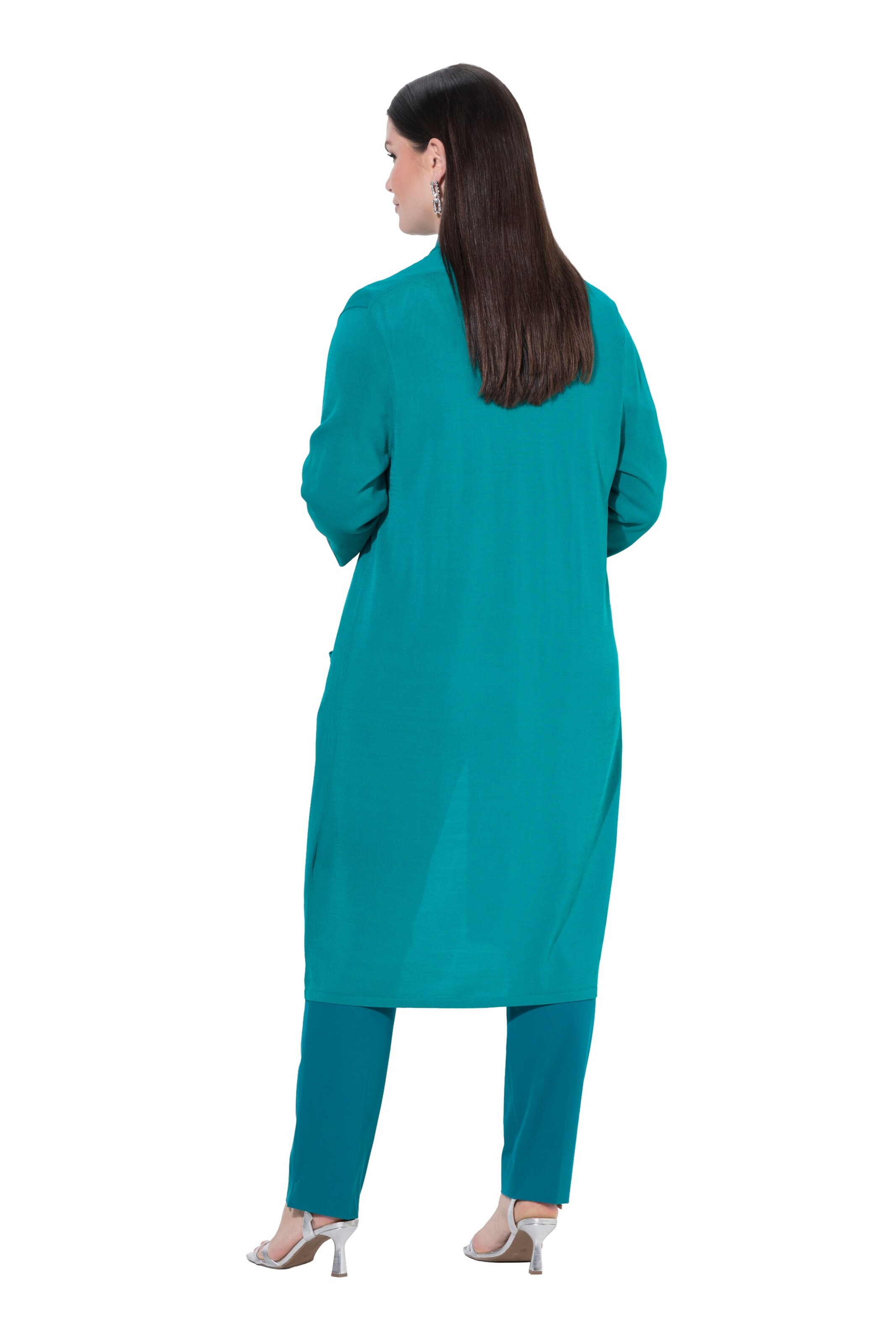 Ulla Popken Gebreid vest in Blauw