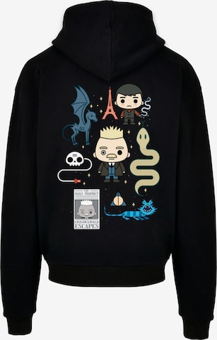 F4NT4STIC Sweatshirt 'Phantastische Tierwesen 2 Chibi Grindelwald' in Schwarz: Vorderseite