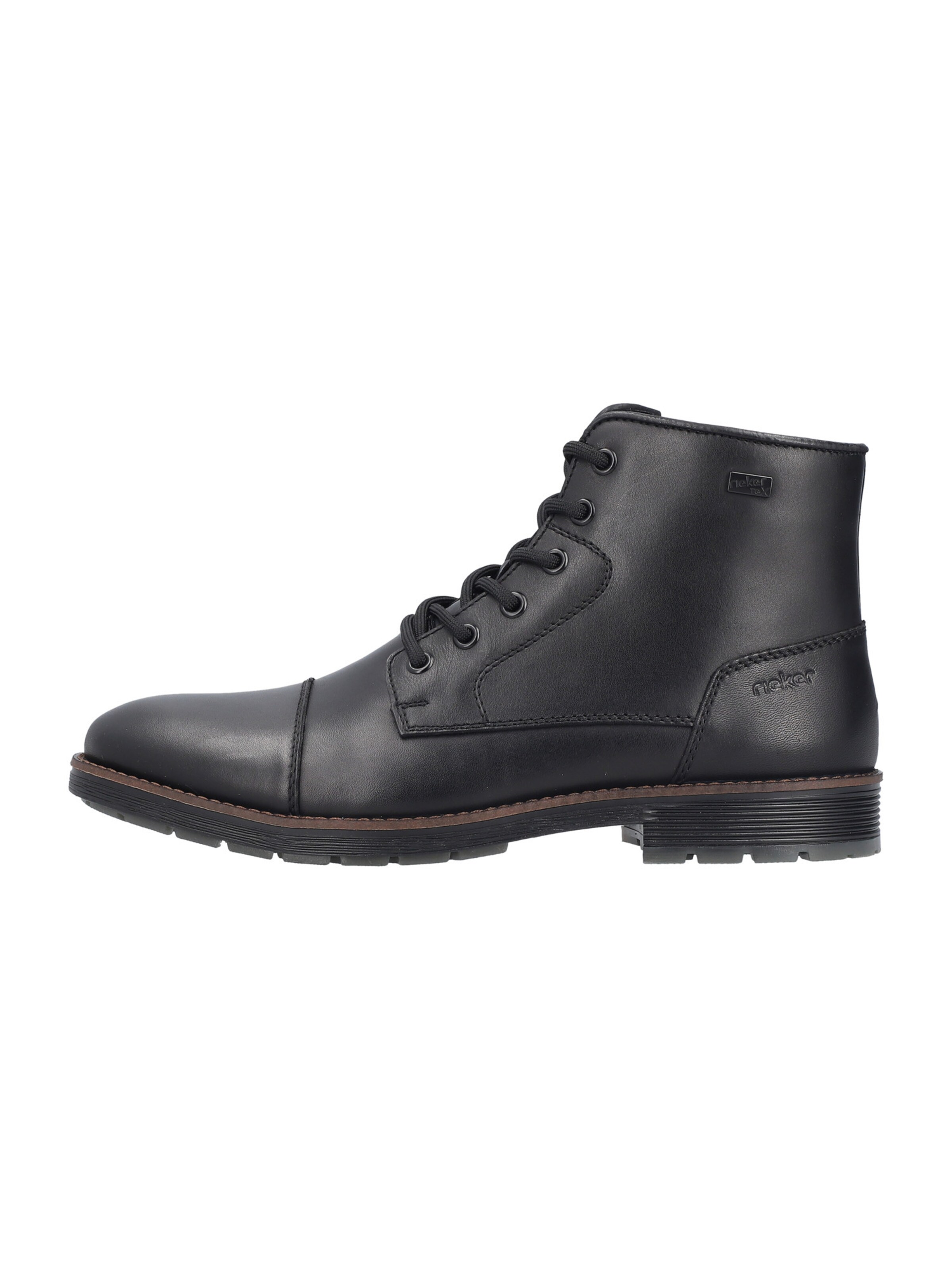 Rieker Lace-Up Boots in Black