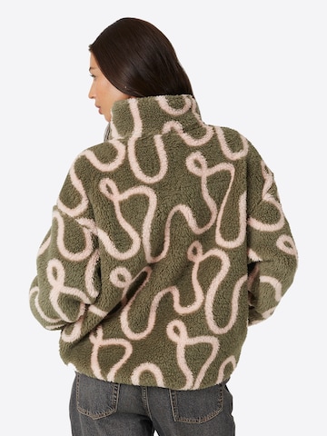 BRAVE SOUL Fleece jas in Bruin