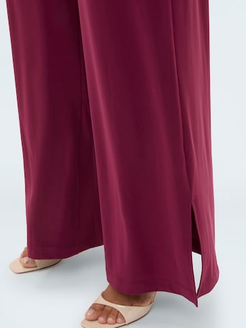 Flared Pantaloni di Fiorella Rubino in rosso