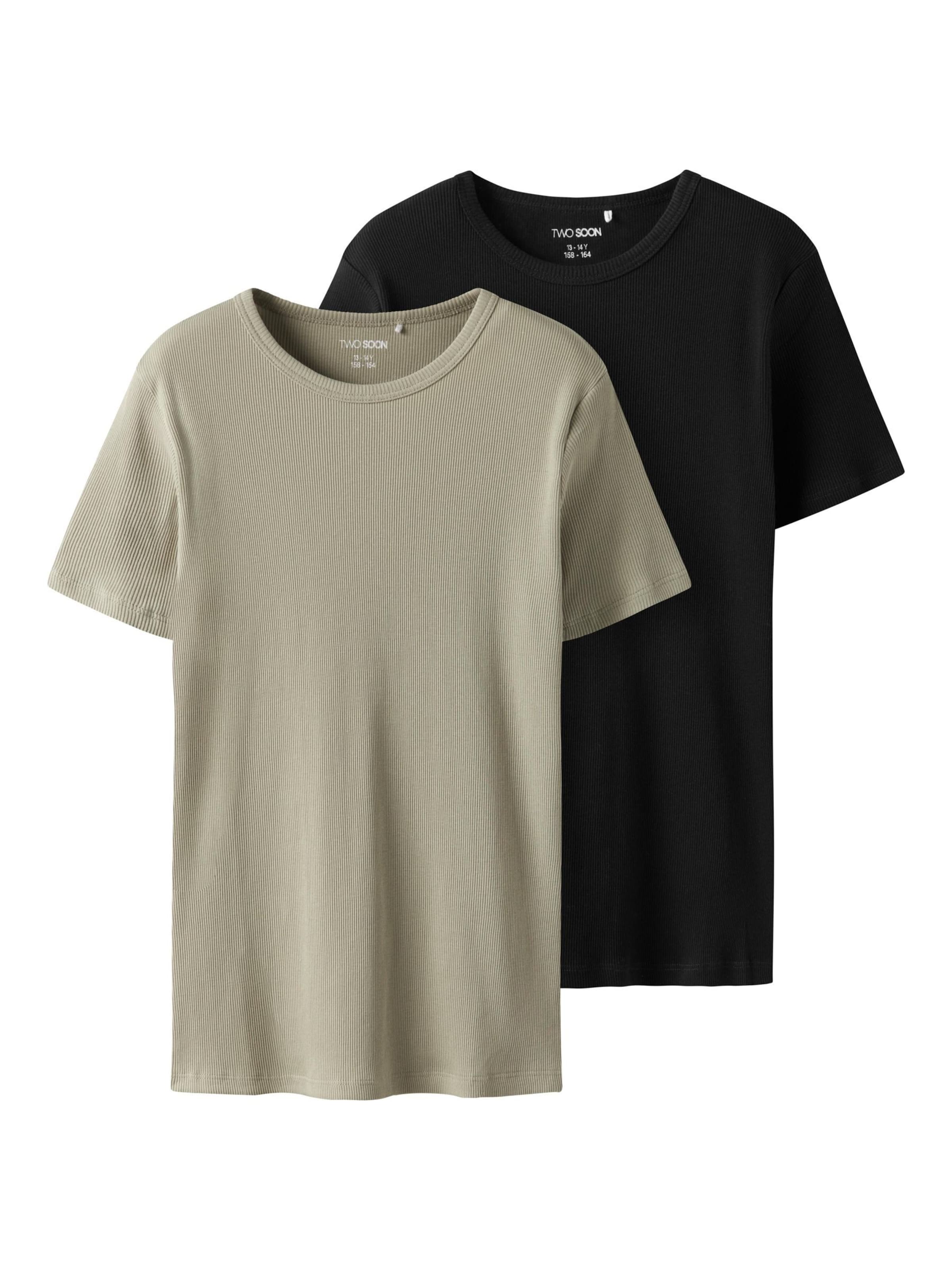 TWO SOON Тениска в пъстро: отпред