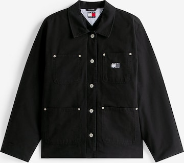 Tommy Jeans Демисезонная куртка в Черный: спереди