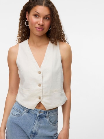 Gilet 'VMLia' VERO MODA en beige : devant