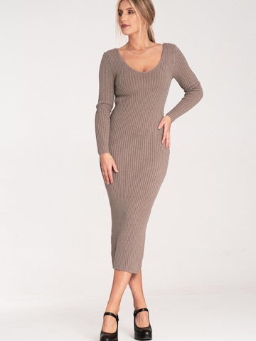 Robes en maille 'M1090' Figl en beige
