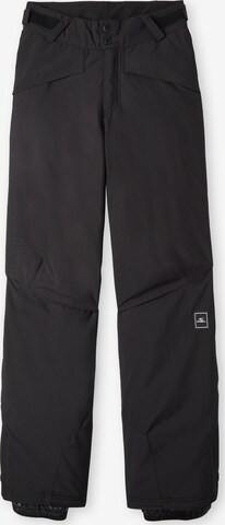 Regular Pantaloni sport de la O'NEILL pe negru: față