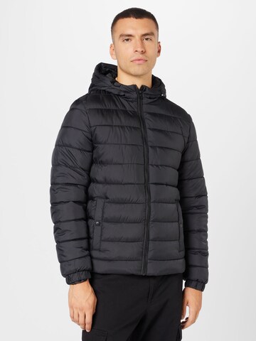 ABOUT YOU Between-Season Jacket 'Gregor' in Black: front