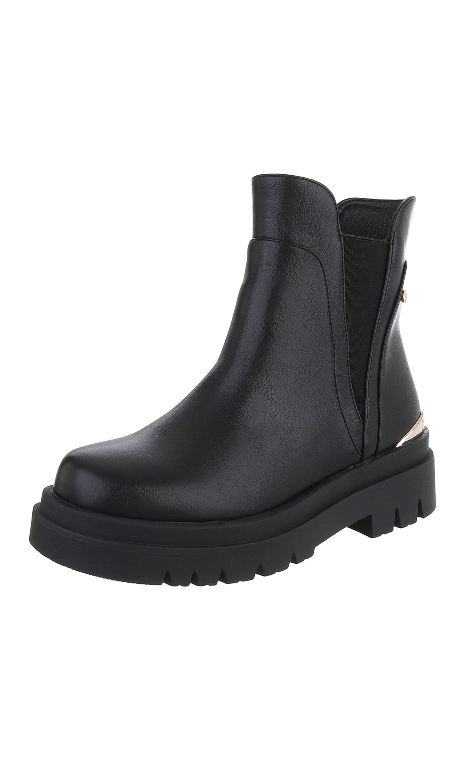 Ital-Design Stiefelette in schwarz, Produktansicht