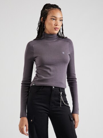G-Star RAW Sweater 'Core' in Grey: front