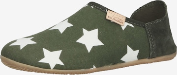 Living Kitzbühel Slippers in Green: front