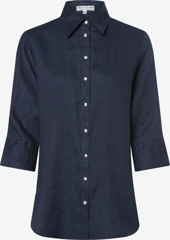 Marie Lund Blouse 'Rihab' in Blue: front