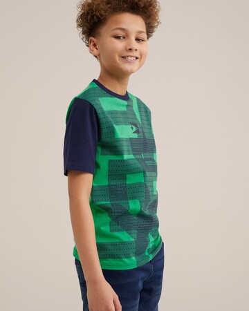 WE Fashion T-Shirt in Grün: Vorderseite