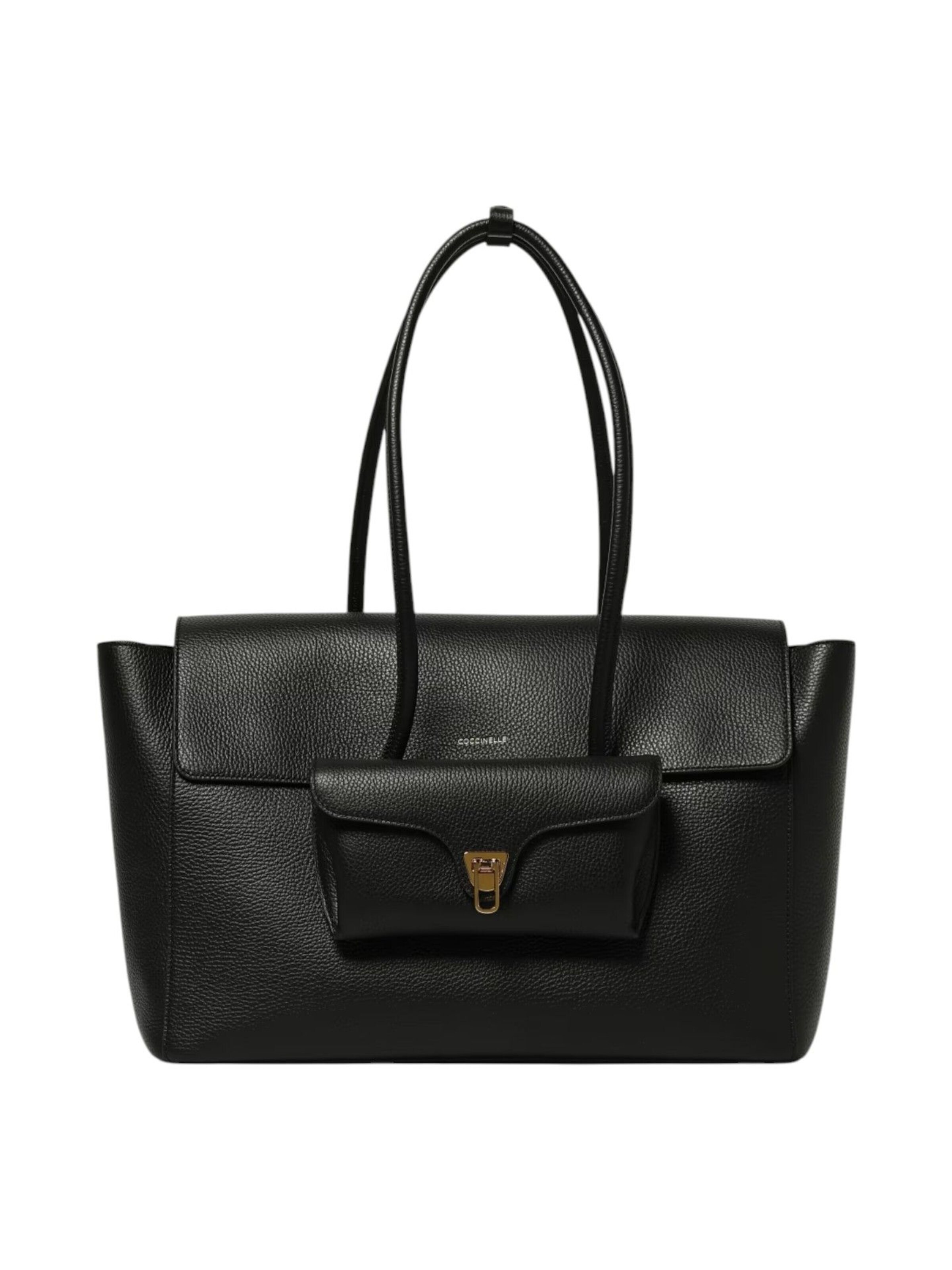 Coccinelle Handbag 'Coccinelle Double Beat' in Black: front