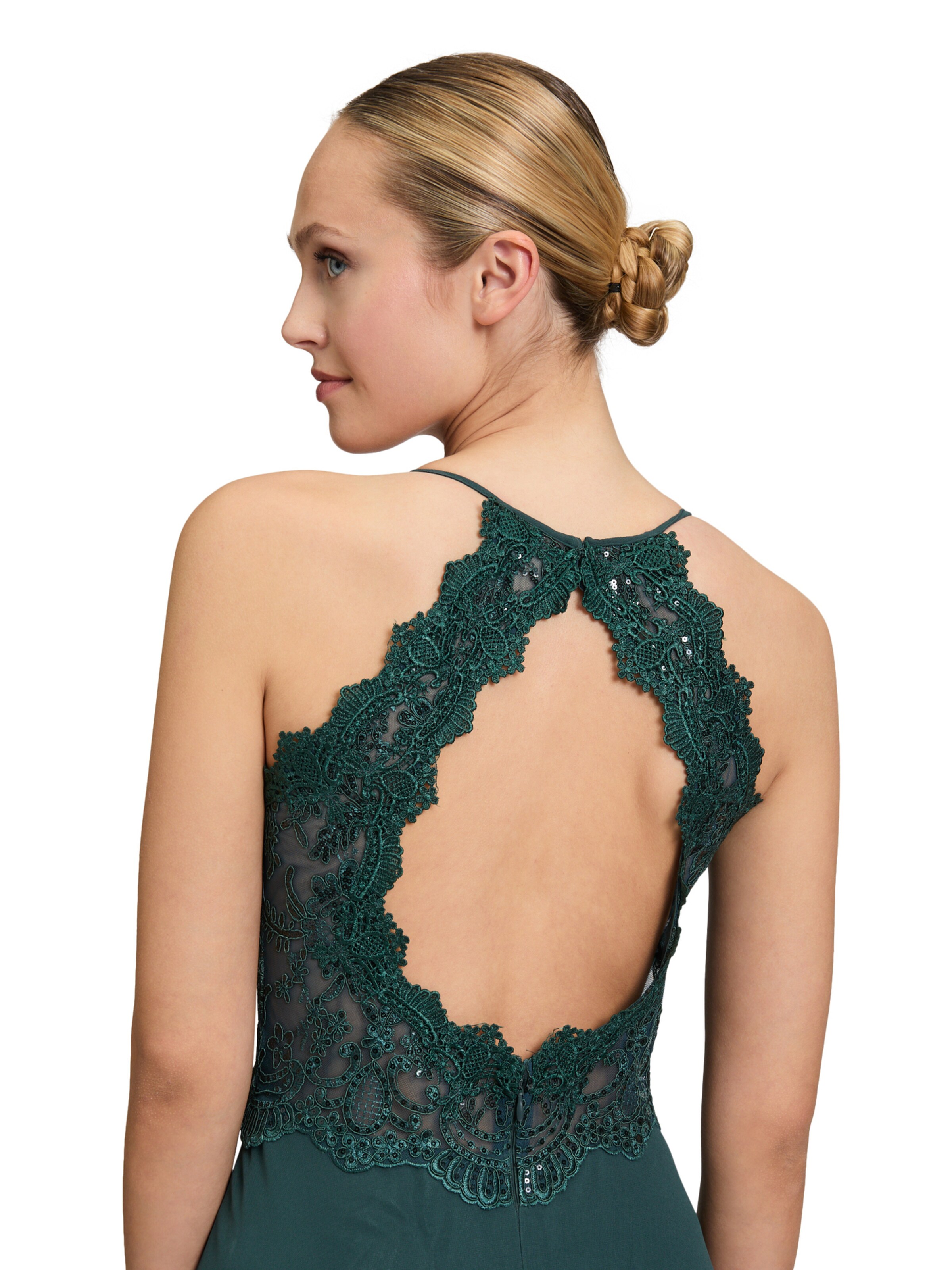 Vera Mont - Vestido de noche en verde