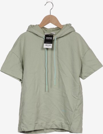 OUI Sweatshirt & Zip-Up Hoodie in S in Green: front