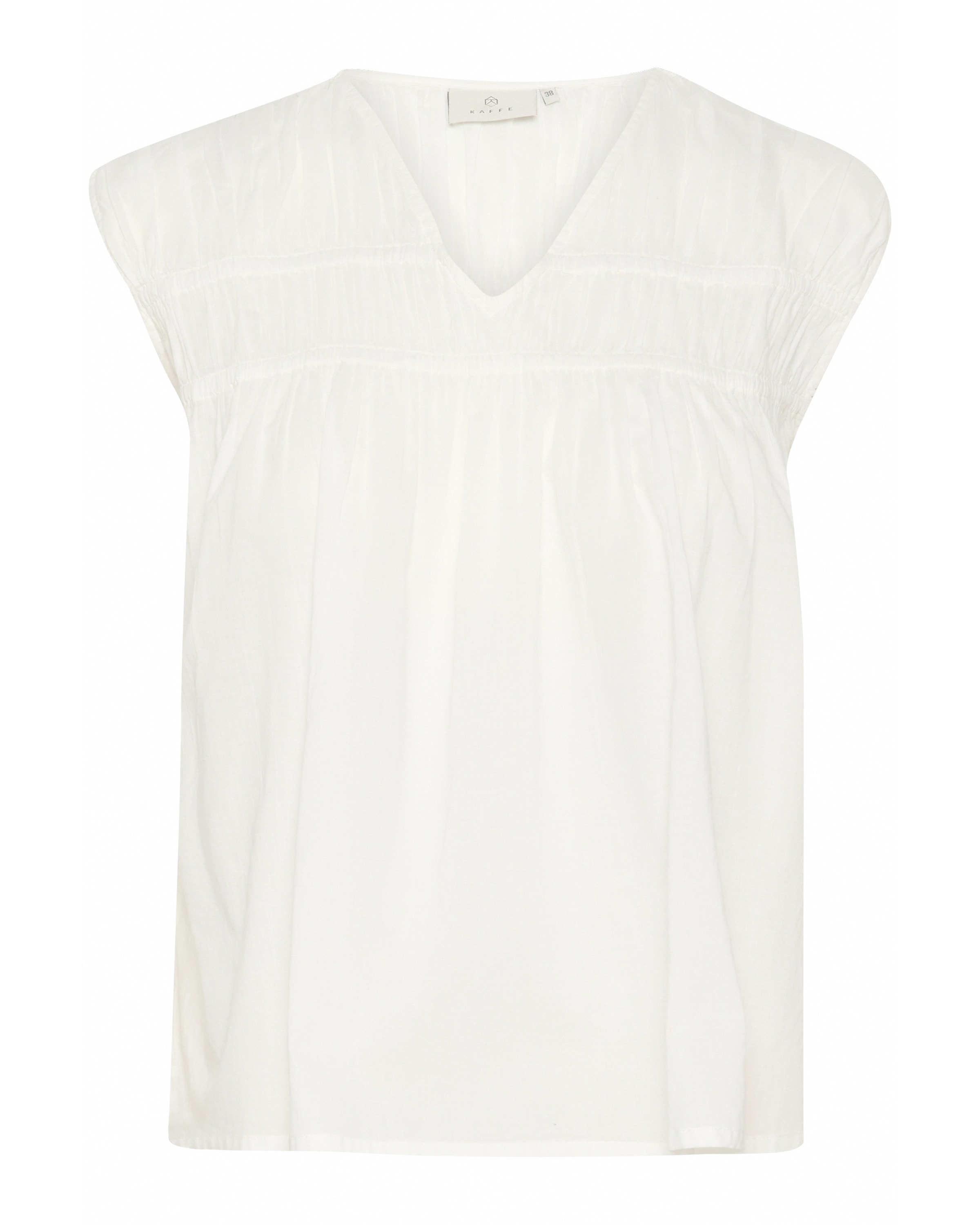 Kaffe - Blusa 'KAThua' em branco: frente