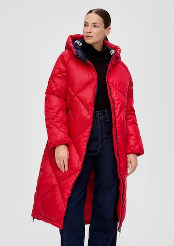 s.Oliver Χειμερινό παλτό σε κόκκινο: μπροστά