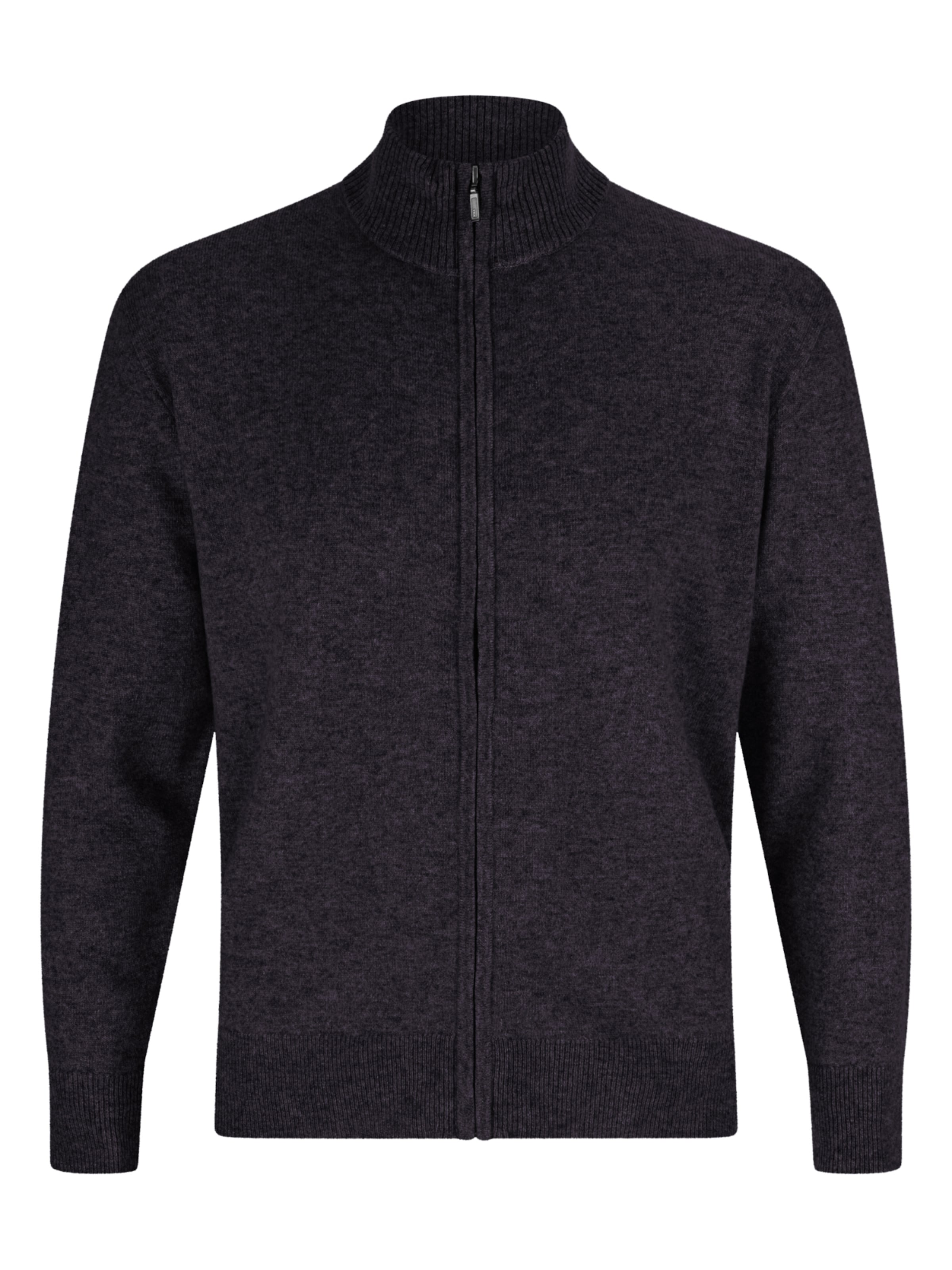 CASH-MERE.CH Knit cardigan in Grey: front