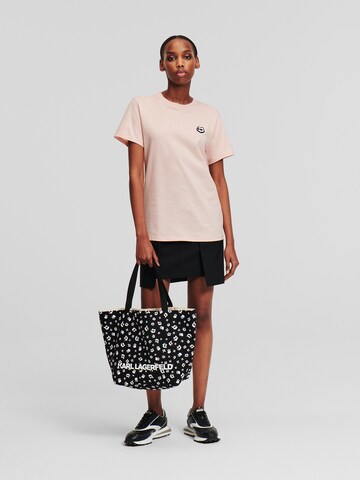 Karl Lagerfeld T-shirt i rosa