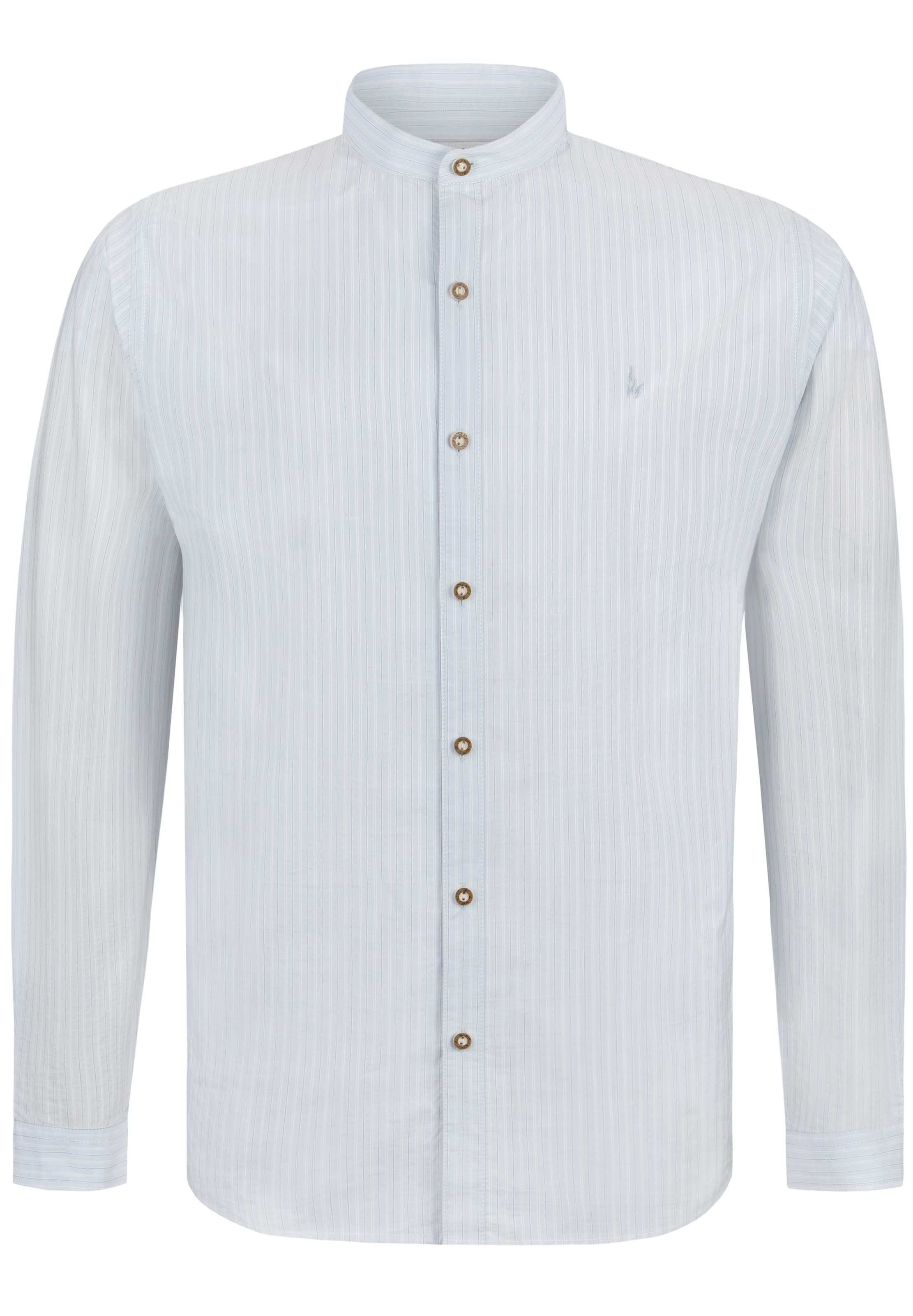 STOCKERPOINT Regular fit Traditional button up shirt in Grey: front
