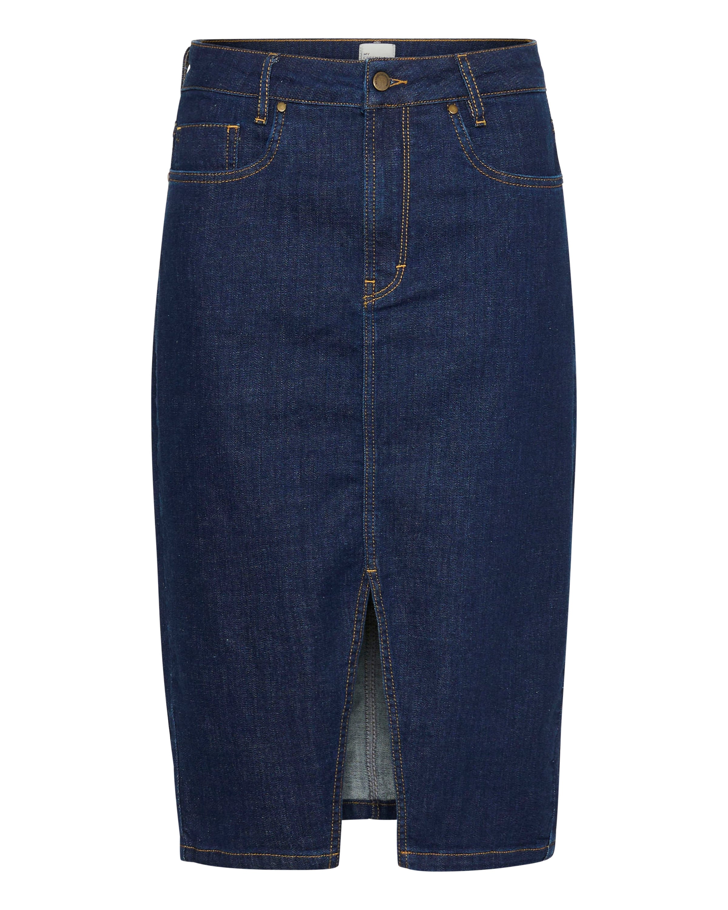 My Essential Wardrobe Nederdel 'Dekota' i blå: forside