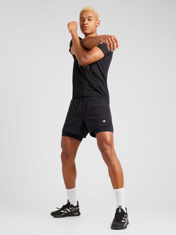 juoda Champion Authentic Athletic Apparel Standartinis Sportinės kelnės