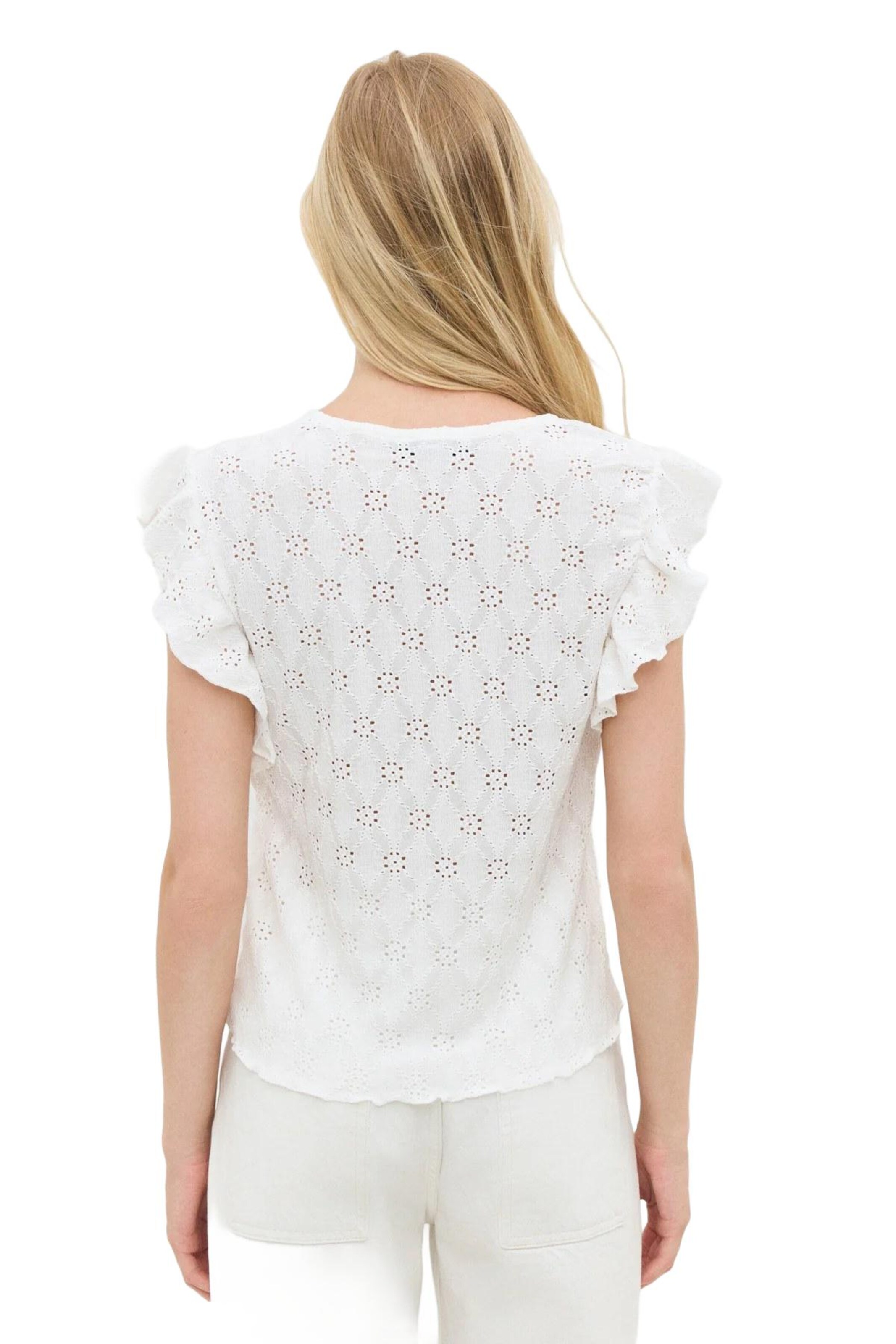 No Matter What Bluse in Weiß