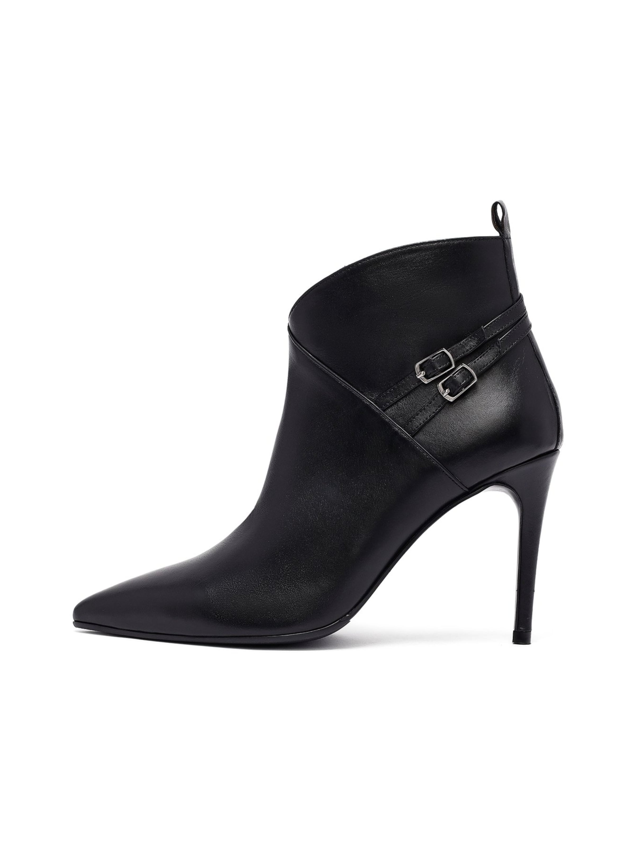 Derimod Enkellaarsje in Zwart: voorkant